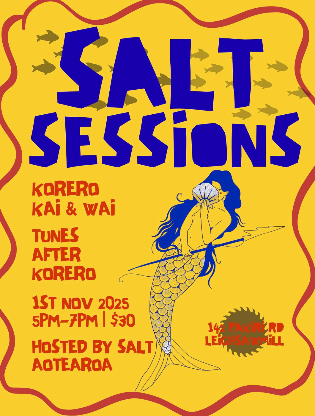 SALT SESSION - Leigh Sawmill Cafe 